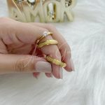 Par de Alianças Banhadas Reta 4MM Jateada