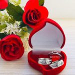 Par Aliança Aço Inoxidável Prata Abaulada 6MM Tradicional