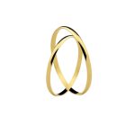 Par de Alianças Ouro 18K Abaulada 2MM - 2 Gramas