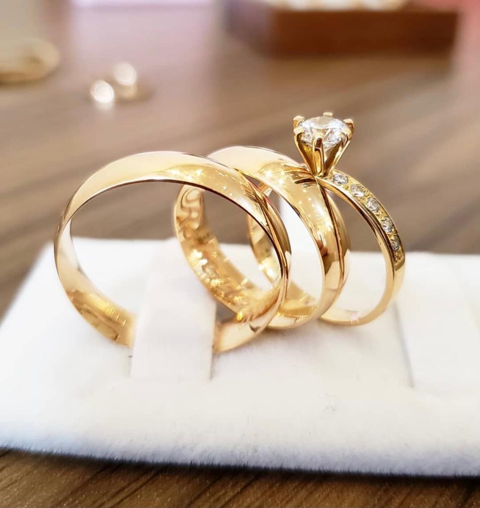 mod-abaulada-5mm-2.jpg Par de Alianças de Moedas Antigas Abaulada 5MM Tradicional - Imagem 1