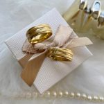 Par de Alianças Banhadas Reta 8MM Escovada