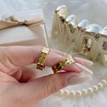 Par de Alianças Banhadas Reta 6MM Friso no Meio