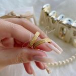 Par de Alianças Banhadas Reta 4MM Jateada New