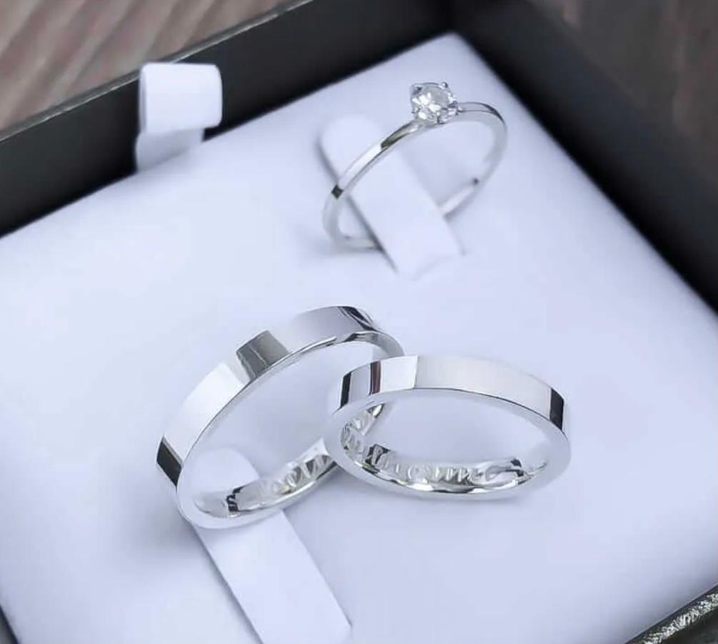 mod-reta-1.jpg Par Aliança Prata 950 Reta 4MM Tradicional - Imagem 1