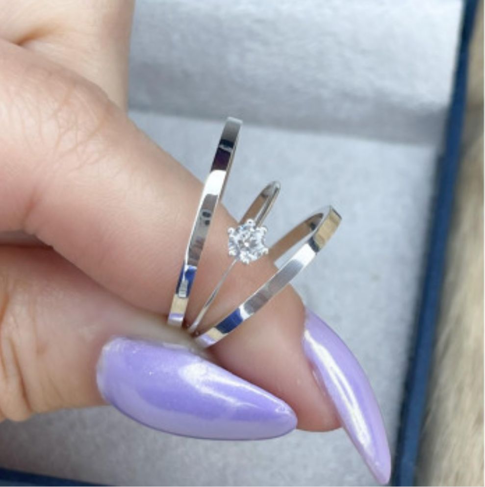 mod-reta-2mm.jpg Par Aliança Prata 950 Reta 2MM Tradicional - Imagem 1