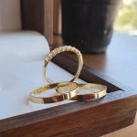 Par Alianças de Moedas Antiga Reta 3MM Tradicional