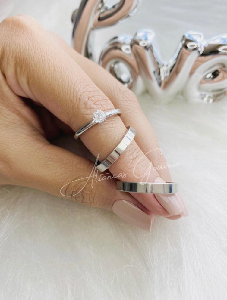 mod-reta-3mm-3.jpg Par de Alianças Aço Inox Reta 3MM Tradicional - Imagem 1