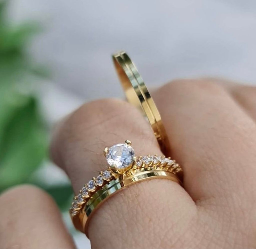 mod-reta-3mm-e-friso.jpg Par de Alianças Moedas Antigas Reta 3MM Friso no Meio - Imagem 1