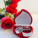 Par Aliança Aço Inoxidável Prata Reta 8MM de Largura