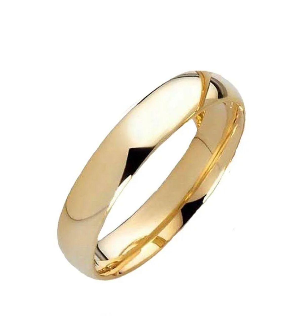 unid-4mm-ouro.jpg Unidade Aliança Ouro 18K Abaulada 4MM de Largura - 2 Gramas - Imagem 1